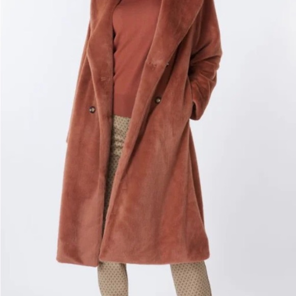 ESQUALO Teddy Coat BNWT Size Small - Picture 3 of 4